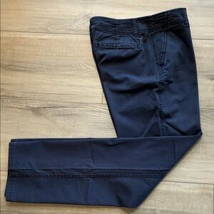 St. John’s Bay Women’s Navy Chino Straight Leg Pants Size 4